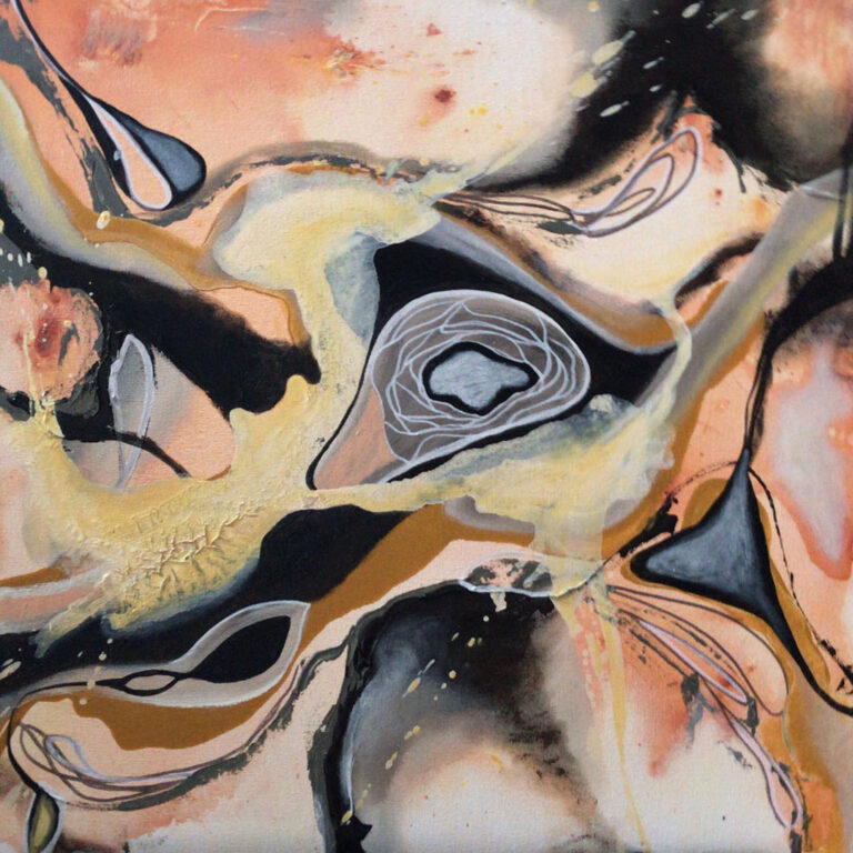 No 1, akryl på lærred, 60 x 60 cm
