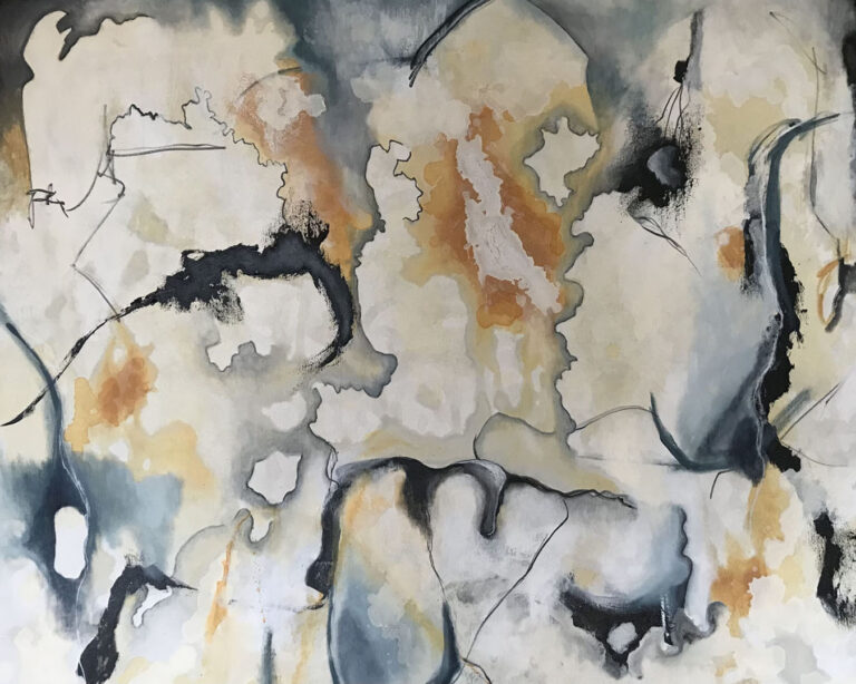 No 9, akryl på lærred, 80 x 100 cm
