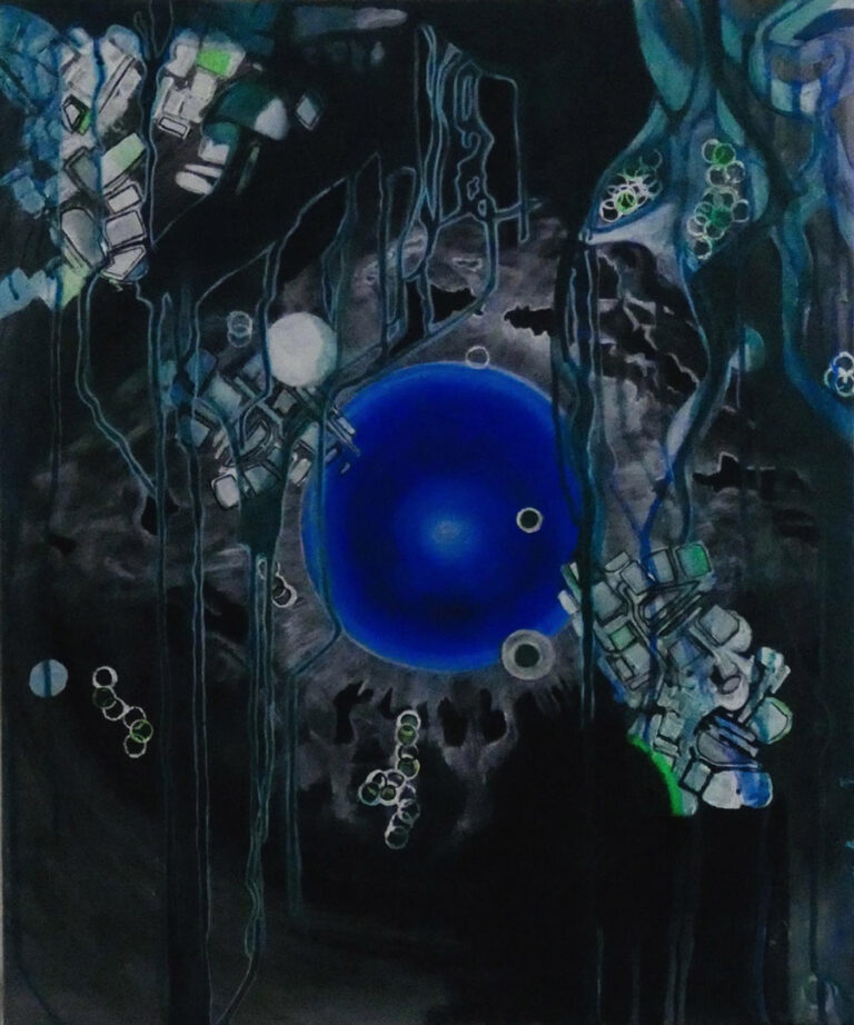 Uden titel, akryl på lærred, 50x60 cm