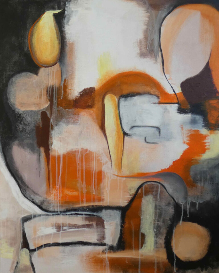 InsideOut, akryl på lærred, 80x100 cm